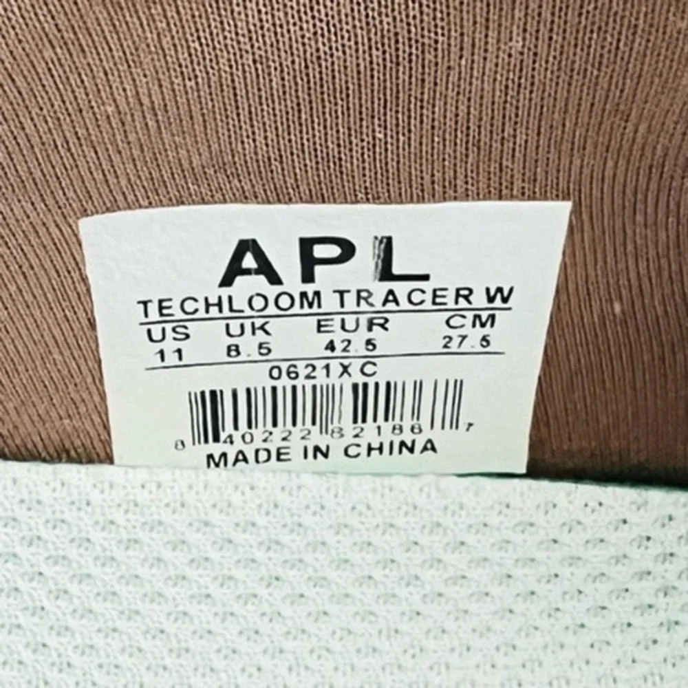 APL TechLoom Tracer Knit Training Tennis Shoe, Tie Dye/Tan, Size 11 NWT